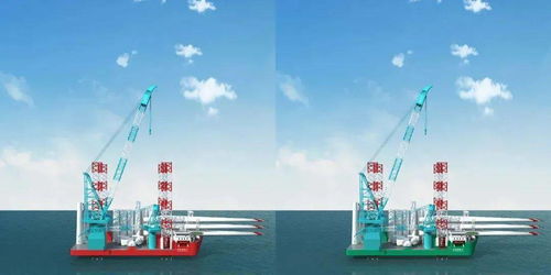 继续开拓 海上风电 产业 海洋风电91 92 1600T自升式安装船在韩通赢吉顺利开工建造